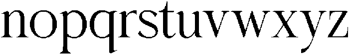 Krisma Serif Thin otf (100) Font LOWERCASE