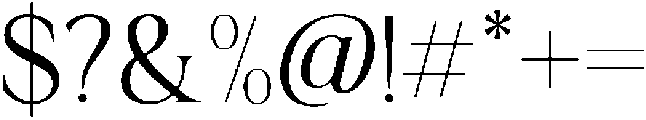 Krisma Serif Thin ttf (100) Font OTHER CHARS