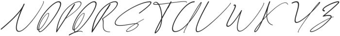 Krittany Signature Italic otf (400) Font UPPERCASE