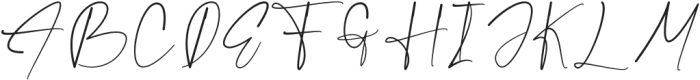 Krittany Signature Regular otf (400) Font UPPERCASE