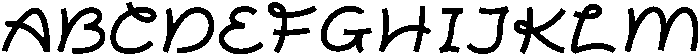 Kriwilan Regular otf (400) Font UPPERCASE