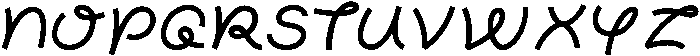 Kriwilan Regular otf (400) Font UPPERCASE