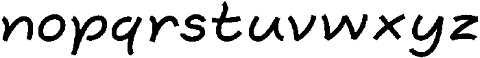 Kriwilan Regular otf (400) Font LOWERCASE