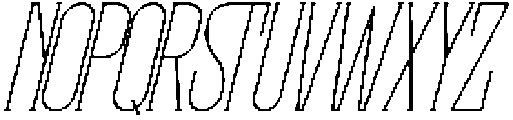 Krogad Italic otf (400) Font UPPERCASE