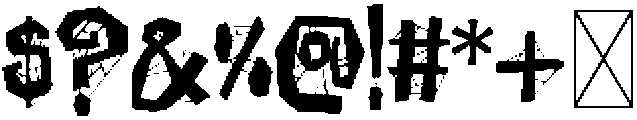 Krooked Tangled otf (400) Font OTHER CHARS