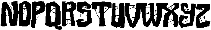 Krooked Tangled otf (400) Font UPPERCASE