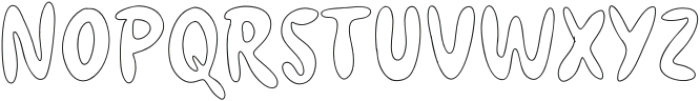 Krowies Outline otf (400) Font UPPERCASE