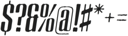 Krueger Italic otf (400) Font OTHER CHARS