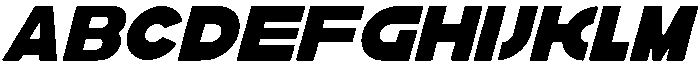 krown Bold Italic otf (700) Font UPPERCASE