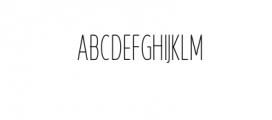 Krempeng Sans.otf Font UPPERCASE