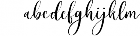 Krittany Modern Calligraphy Font LOWERCASE