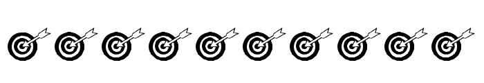 KR Bullseye! Font OTHER CHARS