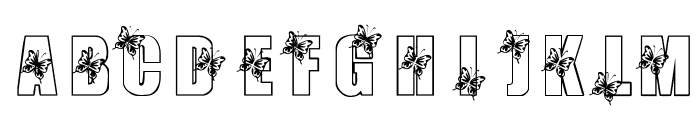 KR Butterfly 3 Font LOWERCASE