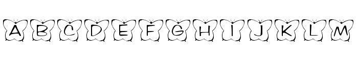 KR Butterfly Two Font UPPERCASE