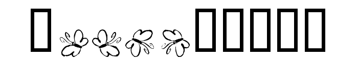 KR Butterfly Font OTHER CHARS