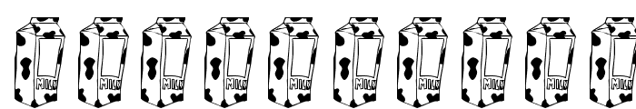 KR Cow Juice Font OTHER CHARS