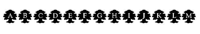KR Family Tree Font LOWERCASE