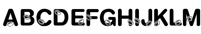 KR Football Fun Font LOWERCASE