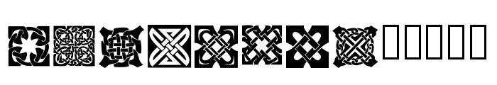 KR Keltic Two Font LOWERCASE