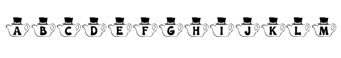 KR Mad Tea Party Font LOWERCASE