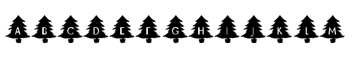 KR Oh Christmas Tree Font LOWERCASE