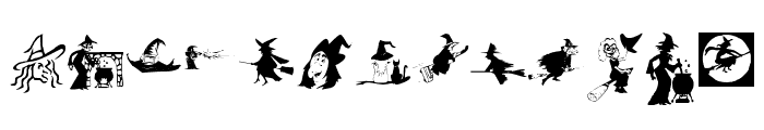 KR Oh Witchy Poo! Font LOWERCASE
