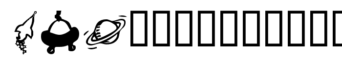 KR Out Of This World Font LOWERCASE