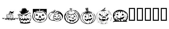 KR Pick A Pumpkin Font UPPERCASE
