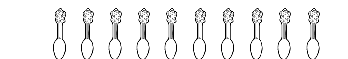 KR Silver Spoons Font OTHER CHARS