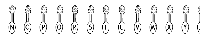 KR Silver Spoons Font LOWERCASE