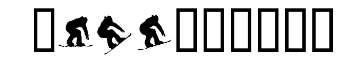KR Snowboarder Font OTHER CHARS