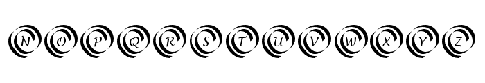 KR Swirl Font UPPERCASE