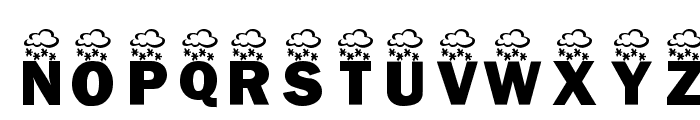 KR Wintry Mix Font LOWERCASE