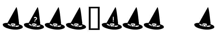 KR Witch's Hat Font OTHER CHARS