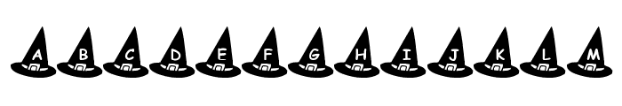 KR Witch's Hat Font UPPERCASE