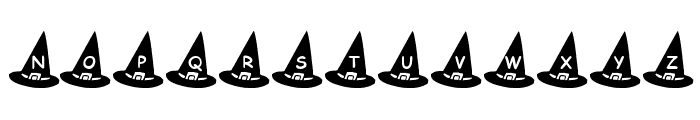 KR Witch's Hat Font LOWERCASE
