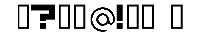 KraftUndStil Font OTHER CHARS