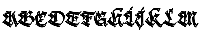 Krakato Fraktur Font UPPERCASE