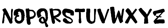 Kratzy Partay Font UPPERCASE