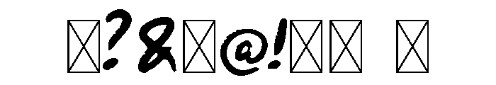 Krayola v1 Regular Font OTHER CHARS
