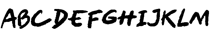 Krayola v1 Regular Font UPPERCASE