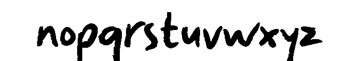 Krayola v1 Regular Font LOWERCASE