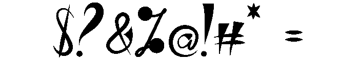 Kreatife Font OTHER CHARS