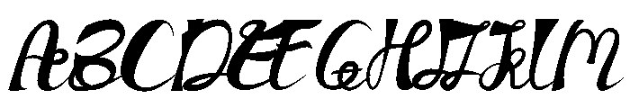 Kreatife Font UPPERCASE