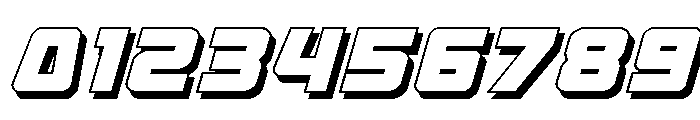 Kremlingrad 3D Italic Font OTHER CHARS