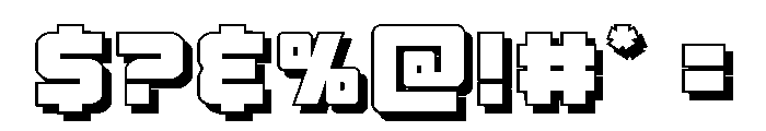 Kremlingrad 3D Font OTHER CHARS
