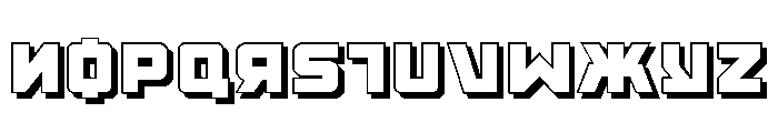 Kremlingrad 3D Font LOWERCASE