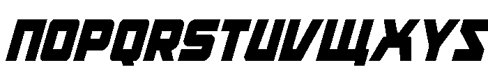 Kremlingrad Condensed Italic Font UPPERCASE