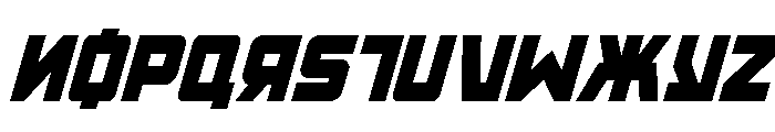 Kremlingrad Condensed Italic Font LOWERCASE