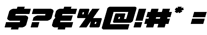 Kremlingrad Expanded Italic Font OTHER CHARS